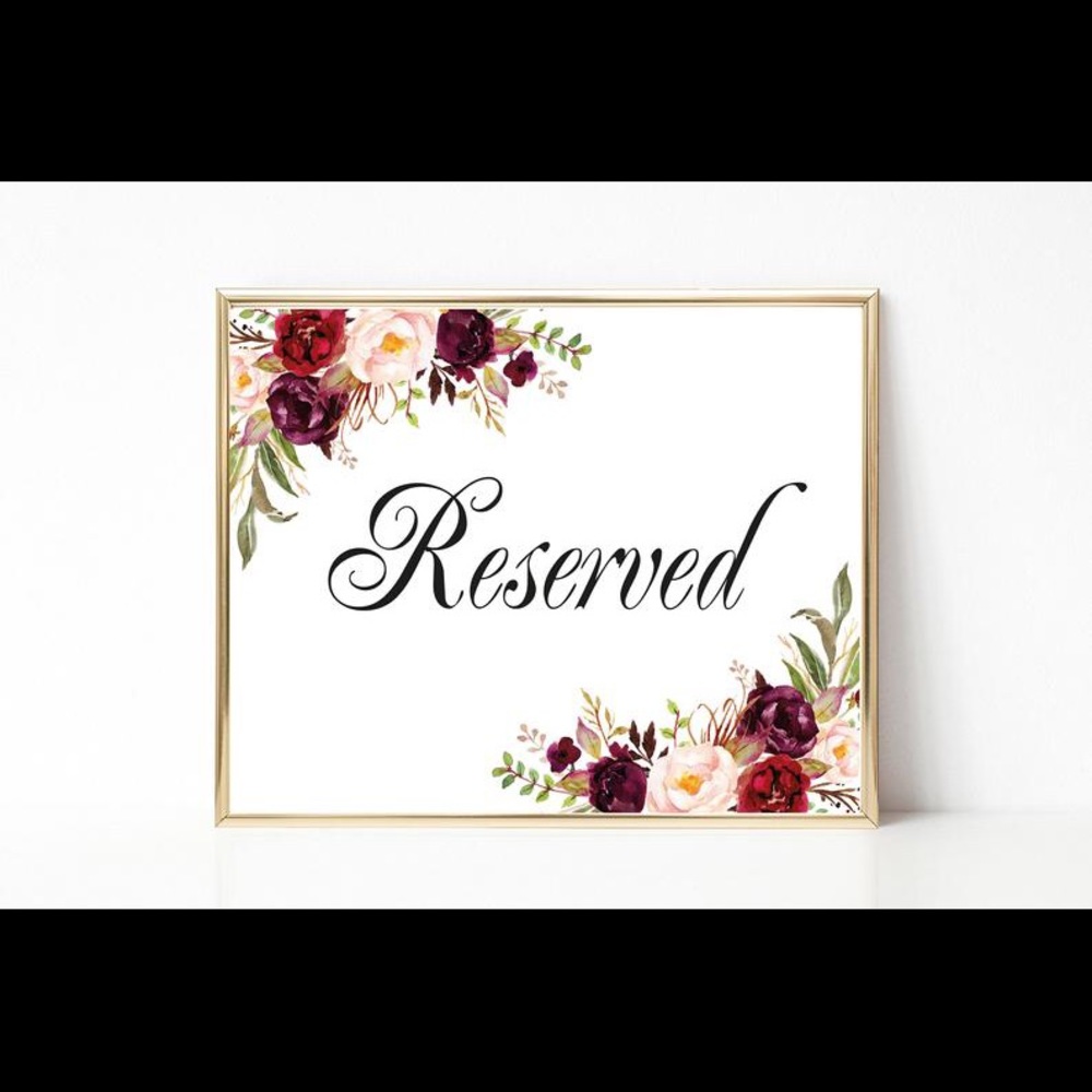 Reserved for Heather M